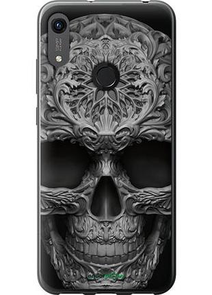 Чехол на huawei y6s skull-ornament "4101u-1871-10746"