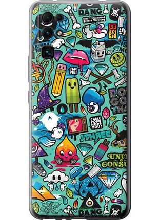 Чехол на huawei honor 30 стикер бомбинг 1 "693u-1921-10746"