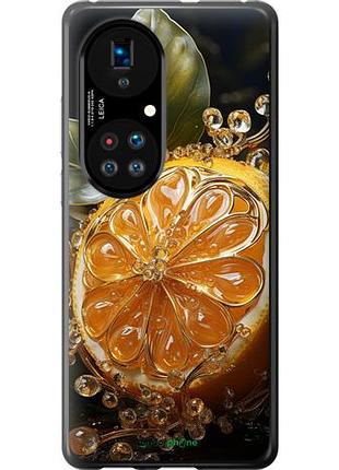Чехол на huawei p50 лимон "5647u-2292-10746"