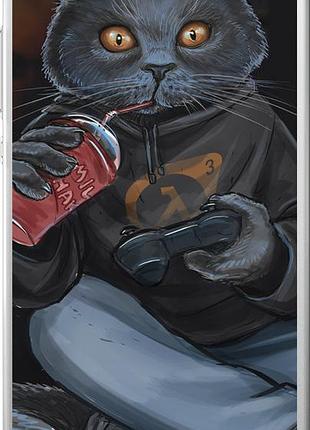 Чехол на huawei ascend p8 gamer cat "4140u-123-10746"