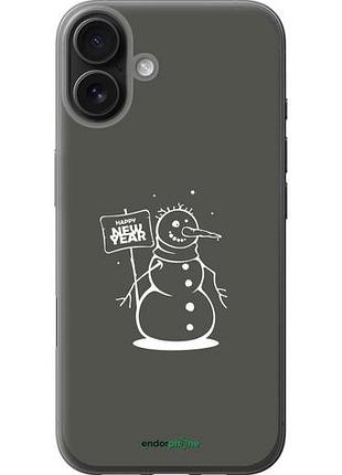 Чехол на iphone 16 plus снеговик 1 "4610u-3714-10746"