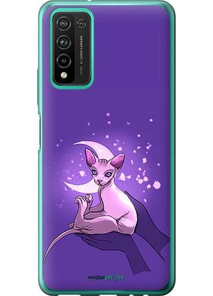 Чехол на huawei honor 10x lite кот2 "4676u-2198-10746"