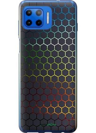 Чохол на motorola moto g plus переливні стільники "498u-2202-10746"