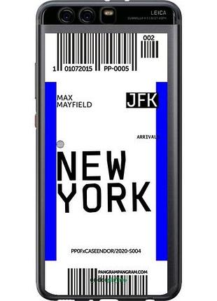 Чехол на huawei p10 plus new york "4861u-963-10746"