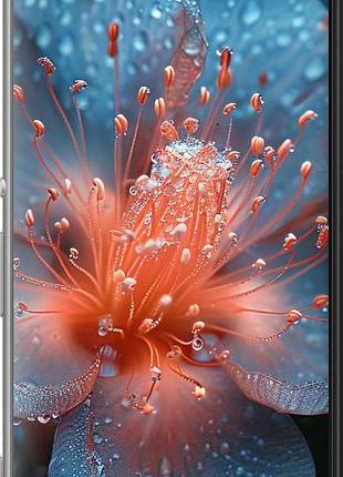 Чехол на sony xperia m5 e5633 роса на цветке "6039u-217-10746"