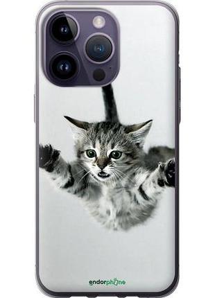 Чохол на iphone 14 pro max летючий кошенят "2322u-2667-10746"