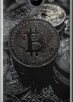 Чехол на huawei y3 2017 black bitcoin "6090u-991-10746"