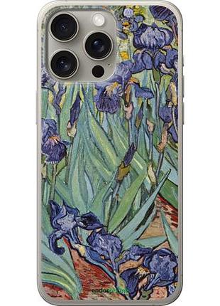Чехол на iphone 15 pro max винсент ван гог. ирисы "161u-3098-10746"