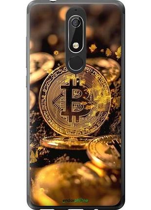 Чехол на nokia 5.1 золотая лихорадка биткойна "6089u-1529-10746"