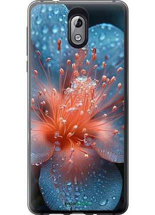 Чохол на nokia 3.1 роса на квітці "6039u-1530-10746"