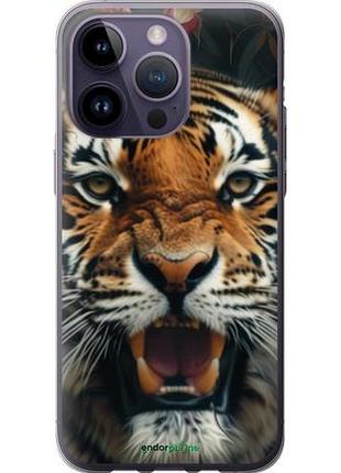 Чехол на iphone 14 pro max тигровое величие "6080u-2667-10746"