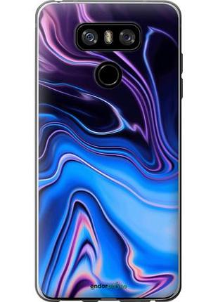Чехол на lg g6 узор воды "4491u-836-10746"