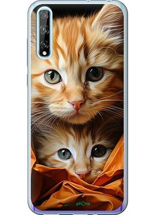 Чехол на huawei p smart s котики 2 "5664u-1813-10746"