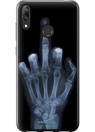 Чохол на huawei y7 2019 рука через рентген "1007u-1638-10746"