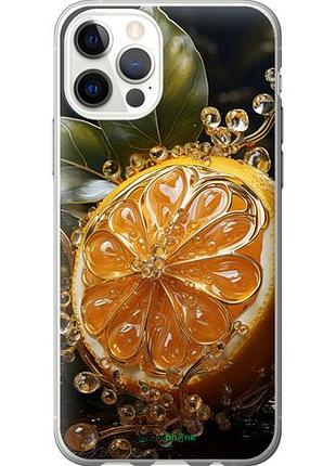 Чехол на iphone 12 лимон "5647u-2053-10746"