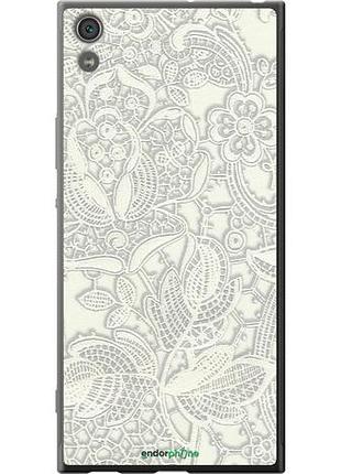 Чехол на sony xperia xa1 ultra g3212 белое кружево "4383u-1237-10746"