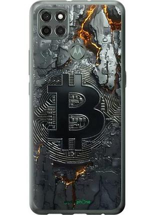 Чехол на motorola g9 power раскаленный биткойн "6091u-2229-10746"