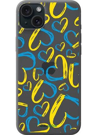Чехол на iphone 15 plus сердца ua "5292u-3097-10746"