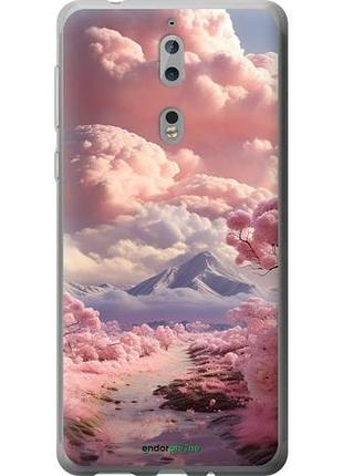 Чохол на nokia 8 рожеві хмари "5660u-1115-10746"