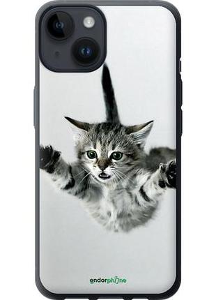 Чохол на iphone 14 летючий кошенят "2322u-2648-10746"
