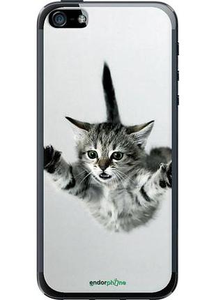 Чехол на iphone 5s летящий котёнок "2322u-21-10746"