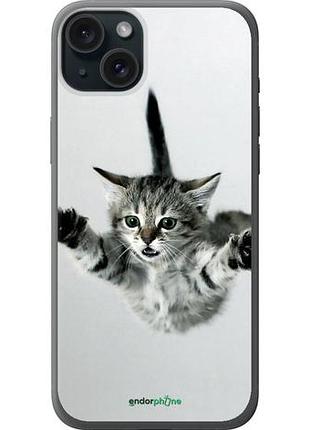 Чохол на iphone 15 plus летючий кошенят "2322u-3097-10746"