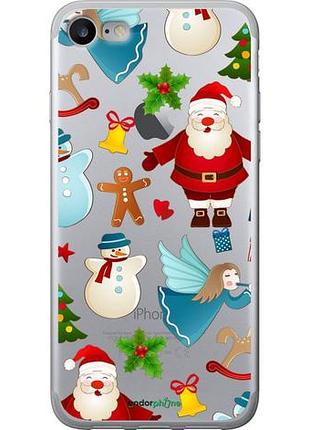 Чехол на iphone se 2022 новогодний 1 "4614u-3737-10746"