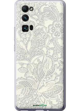 Чохол на huawei honor 30 pro біле мереживо "4383u-1920-10746"