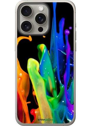 Чехол на iphone 15 pro max брызги краски "3957u-3098-10746"