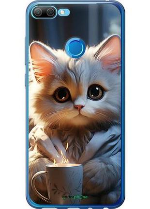 Чехол на huawei honor 9i white cat "5646u-1853-10746"