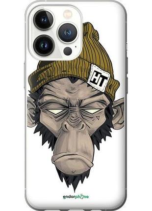 Чехол на iphone 13 pro обезьяна в шапке "4183u-2372-10746"