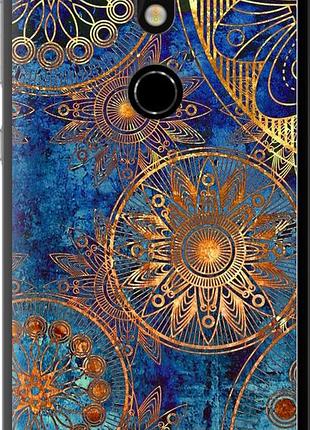 Чехол на nokia 7 золотой узор "678u-1367-10746"