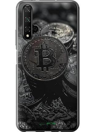 Чехол на huawei honor 20 black bitcoin "6090u-1697-10746"