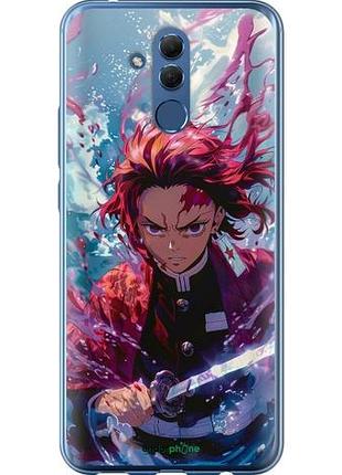 Чехол на huawei mate 20 lite танджиро камадо: клинок рассекающий демонов "6111u-1575-10746"