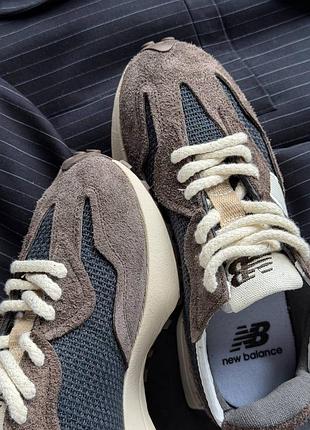 Кроссовки new balance 327 brown