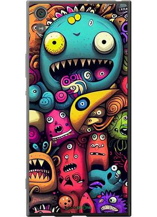 Чехол на sony xperia xa1 ultra g3212 cмешные монстры "5549u-1237-10746"
