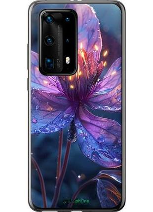 Чехол на huawei p40 pro plus магический цветок "6038u-1917-10746"