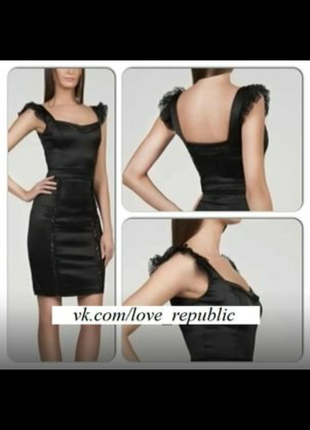 Чёрное вечернее платье love republic2 фото