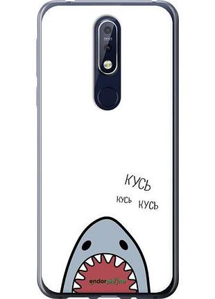 Чехол на nokia 7.1 акула "4870u-1593-10746"