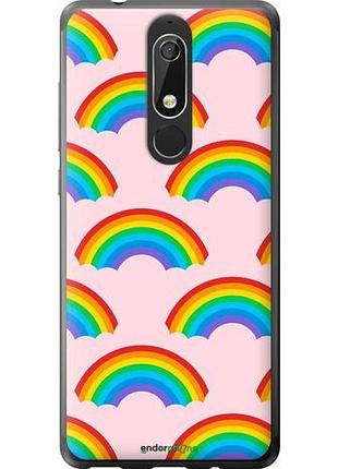 Чехол на nokia 5.1 rainbows "4478u-1529-10746"
