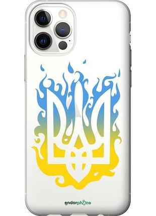 Чехол на iphone 12 герб v1 "5258u-2053-10746"
