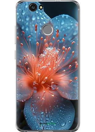 Чехол на huawei nova роса на цветке "6039u-439-10746"