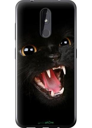 Чехол на nokia 3.2 чёрная кошка "932u-1705-10746"