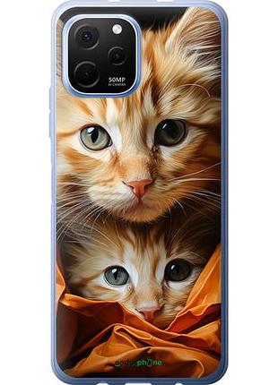 Чехол на huawei nova y61 котики 2 "5664u-2983-10746"