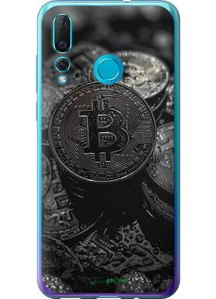 Чехол на huawei nova 4 black bitcoin "6090u-1632-10746"