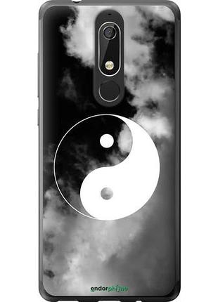 Чехол на nokia 5.1 инь и янь "4389u-1529-10746"