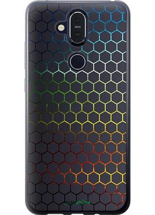 Чохол на nokia 8.1 переливні стільники "498u-1620-10746"