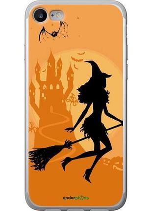 Чехол на iphone se 2020 ведьма на метле "1184u-2013-10746"