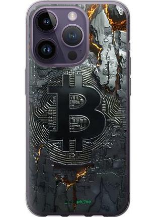 Чехол на iphone 14 pro раскаленный биткойн "6091u-2646-10746"