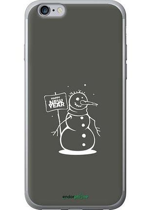 Чехол на iphone 6 plus снеговик 1 "4610u-48-10746"